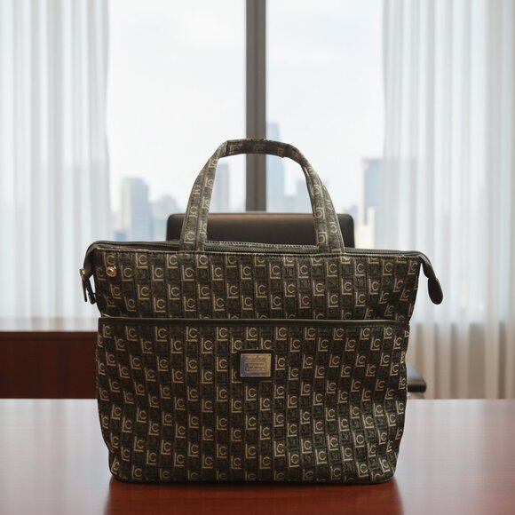 Vintage Liz Claiborne Overnight Laptop Carry on Tote Bag - Picture 1 of 5